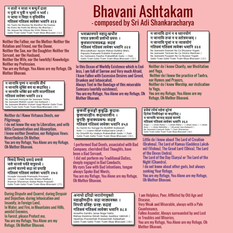 Bhavani Ashtakam – Adi Shankaracharya – Spreading Sahaja Yoga